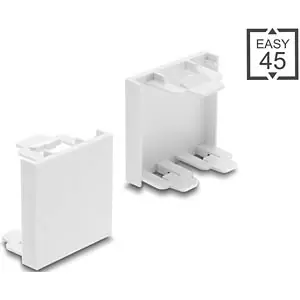 Delock Easy 45 bílá / Krycí modul / 45 × 45 mm