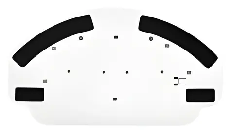 TESLA RoboStar iQ100 plastový držák pro mop V2 / Náhradní díl / Suchý zip