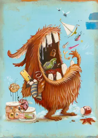 HEYE Puzzle Zozoville: Všežravec / 1000 dílků / 50 x 70 cm