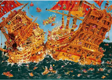 HEYE Puzzle Diamantový Dick / 1000 dílků / 70 x 50 cm