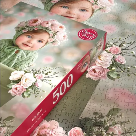 CHERRY PAZZI Puzzle Ahoj světe! / 500 dílků / 50 x 34,5 cm