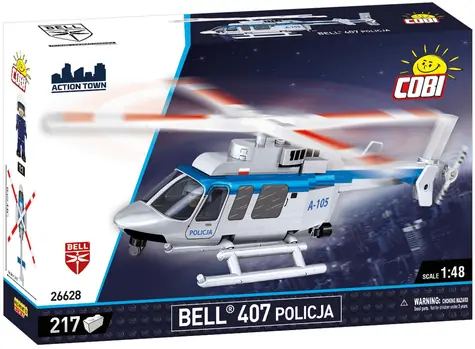COBI 26628 Stavebnice Bell 407 Policie / 1:48 / 217 dílků