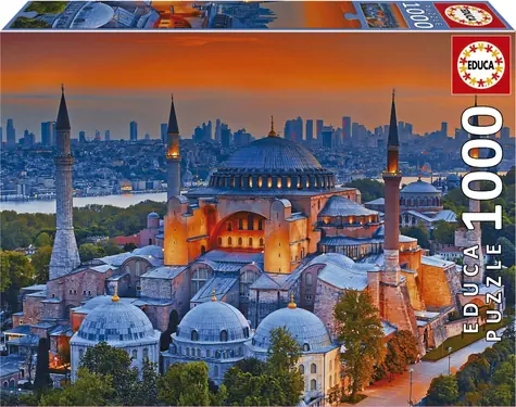 EDUCA Puzzle Modrá mešita, Istanbul / 1000 dílků / 68 x 48 cm
