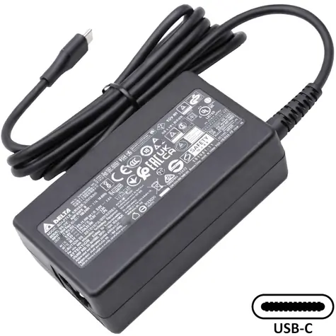 Acer originální adaptér 65W USB-C černá / Napájecí adaptér / USB-C / 9V/15V/20V