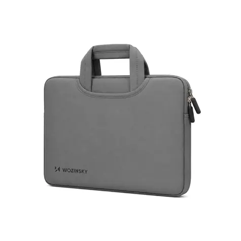 Wozinsky WNT-11G šedá / Pouzdro na notebook / 10-11" / neopren / výsuvné držadlo