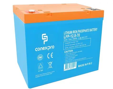 Conexpro LFP-12.8-70 / Baterie / LiFePO4 / 12V / 70Ah / Bluetooth / T14