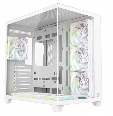 Rampage Sealite bílá / Skříň / 7x ARGB ventilátor
