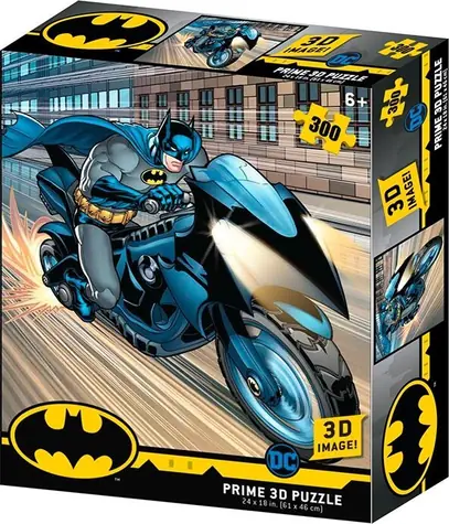 PRIME 3D Puzzle Batman: Batcycle 3D / 300 dílků