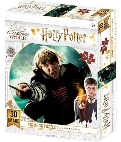 PRIME 3D Puzzle Harry Potter: Ron Weasley 3D / 300 dílků / 31 × 46 cm