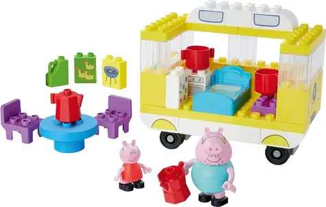 HASBRO Stavebnice Prasátko Peppa: Karavan / Stavebnice / 52 dílků