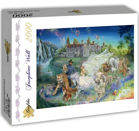 GRAFIKA Puzzle Pohádková svatba / 2000 dílků / 96 x 68 cm