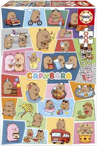 EDUCA Puzzle CapyFun / 300 dílků