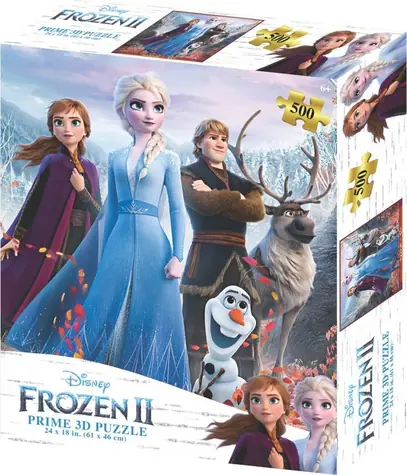 PRIME 3D Puzzle Ledové království II 3D / 500 dílků / 61 × 46 cm