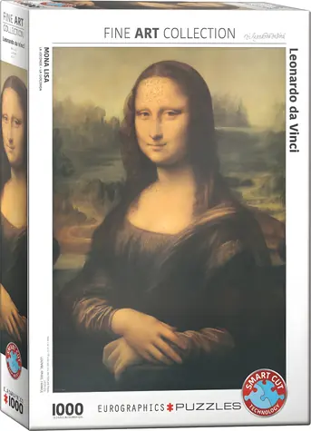 EUROGRAPHICS Puzzle Mona Lisa / 1000 dílků / 48,9 × 67,6 cm