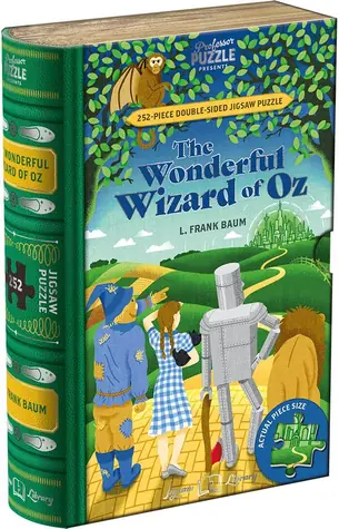 PROFESSOR PUZZLE Puzzle Čaroděj ze země Oz / 252 dílků / oboustranné / rozměr 24 × 37 cm