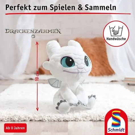 SCHMIDT Plyšák Drak Dayshadow / Jak vycvičit draka / 18 cm / od 0 měsíců