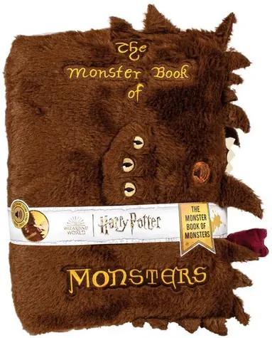 SCHMIDT Plyšová Kniha monster se zvukem / Harry Potter / 26 cm