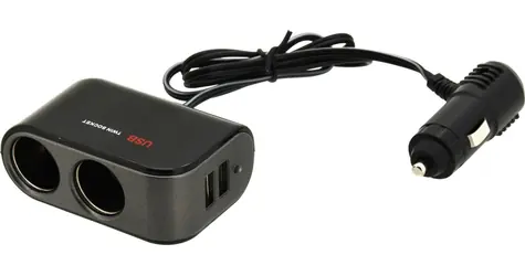 Compass Rozdvojka do autozásuvky 12/24 V / Nabíjecí adaptér / 2x USB / 2100 mA / max. 5 A