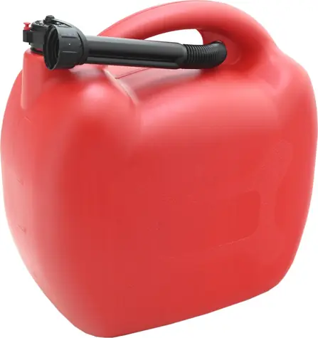 Compass Kanystr na pohonné hmoty 20l červený / Kanystr / plastový / objem 20l / nálevka 27cm