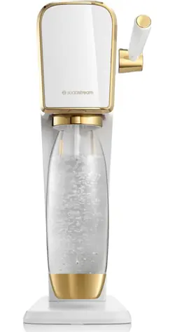 SodaStream Art bílo-zlatá / Výrobník sody / 1x láhev / 1x CO2 plyn
