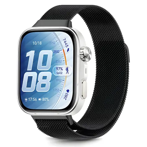 Tech-Protect MilaneseBand černá / Řemínek milánský tah / pro Huawei Watch Fit 3