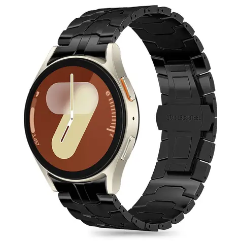 Tech-Protect Stainless Line černá / Řemínek / Samsung Galaxy Watch 4/5/5 Pro/6/7/FE / nerezová ocel