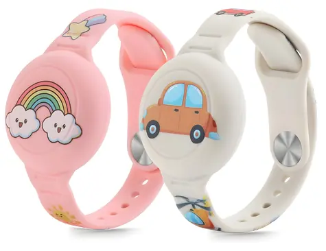 Tech-Protect Smooth Multicolor 2 ks / Pouzdro pro Apple AirTag 1/2 / pro děti