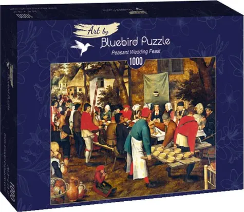 BLUEBIRD Puzzle Venkovská svatební hostina (F-60224) / 1000 dílků / od 14 let