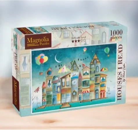 MAGNOLIA Puzzle Domy, o kterých jsem četl / 1000 dílků / 68 x 48 cm