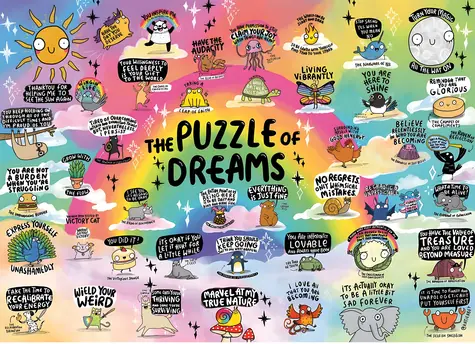 GIBSONS Puzzle Snů / 1000 dílků / 68 × 49 cm