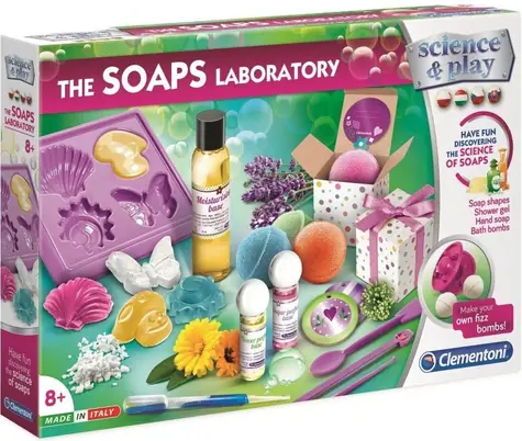 CLEMENTONI Science&Play Lab: Laboratoř na výrobu mýdel / do 8 let