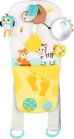 CHIPOLINO Organizér do auta 2v1 Animals / Hudební modul / Zrcátko a úchytky / Ochrana autosedačky