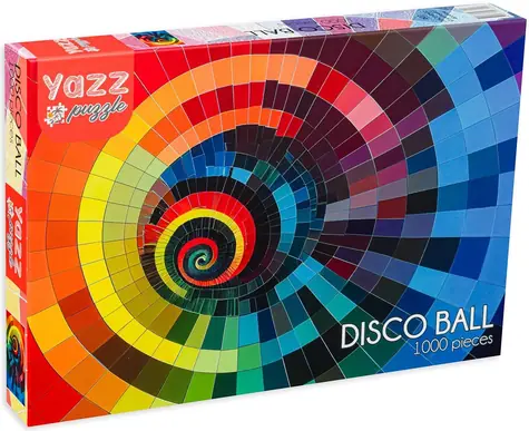 YAZZ Puzzle Disco koule / 1000 dílků / 68 x 48 cm