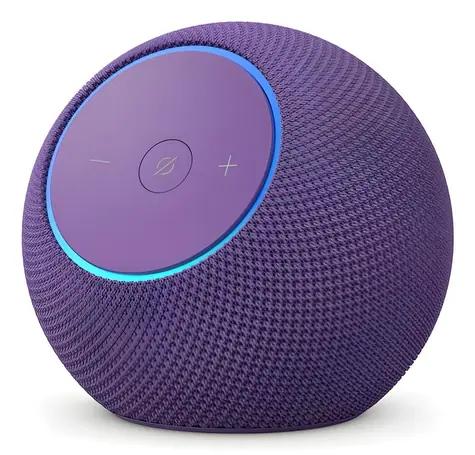 Amazon Echo Dot Max fialová / Chytrý domácí asistent / asistentka Alexa / sférický design / Wi-Fi / BT