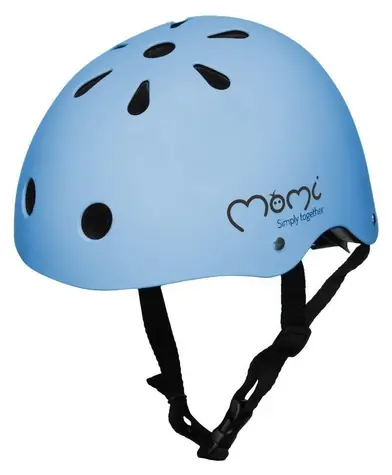 MoMi MIMI modrá / Dětská helma / EN 1078 / obvod hlavy 48-55 cm