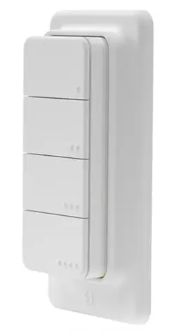 Shelly BLU RC Button 4 ZB / Dálkové ovládání / 4 tlačítka / ZigBee / Bluetooth / až 16 scén