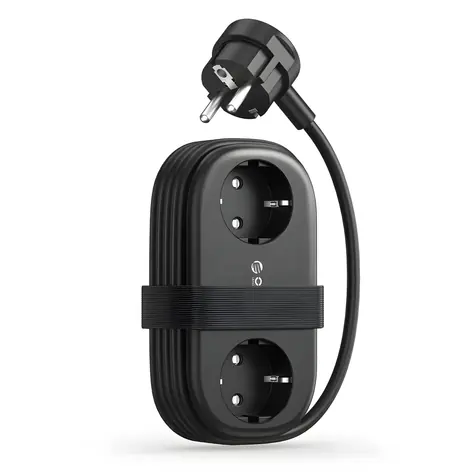 Orico AP3 65W GaN černá / Nabíjecí panel / 2x AC + 2x USB-A + 2x USB-C