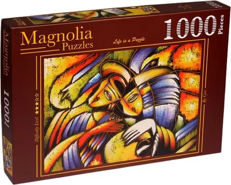 MAGNOLIA Puzzle Abstraktní tvář / 1000 dílků / 68 x 48 cm