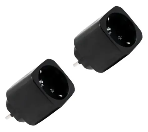 Shelly Plug M Gen3 černá / Chytrá zásuvka / měření spotřeby / Wi-Fi / Bluetooth / Matter / 2ks