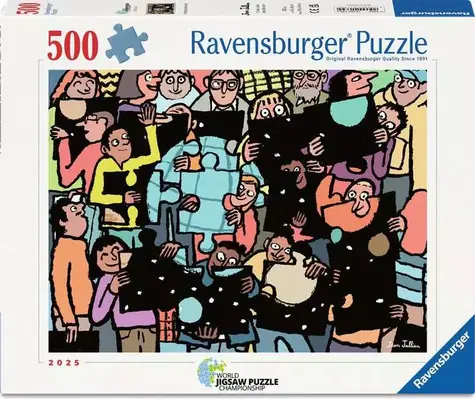 RAVENSBURGER Puzzle Milovníci skládání / 500 dílků / 49 x 36 cm