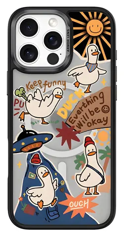 Comma Cultural Series Magnetic Playful Duck / Kryt pro Apple iPhone 16 Plus / Magnetický / MagSafe