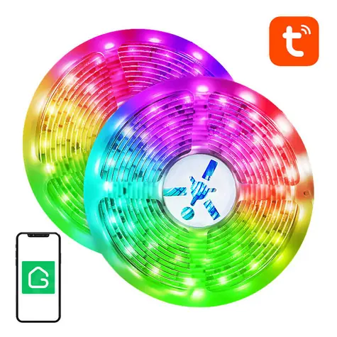 NiteBird SL3 / Chytrý LED pásek / RGB / Wi-Fi / 2x5 m / Tuya