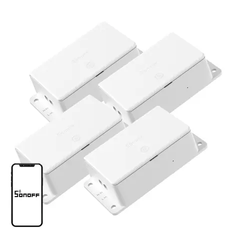 Sonoff Basic R5 Gen5 bílá / Chytrý spínač / Wi-Fi / Matter / 10A / 4 ks