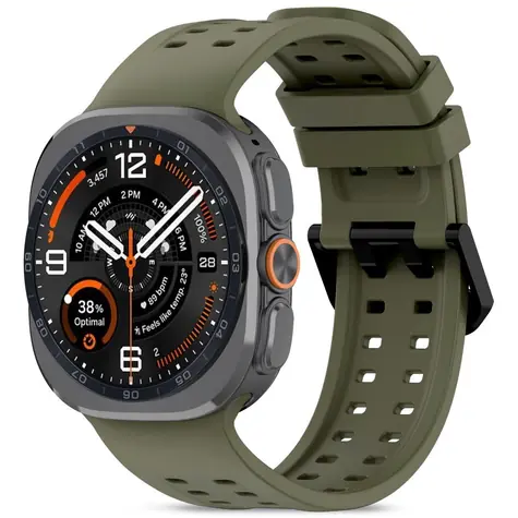 Tech-Protect Silicone Air olivová / Řemínek pro Samsung Galaxy Watch Ultra / 47 mm / Silikon