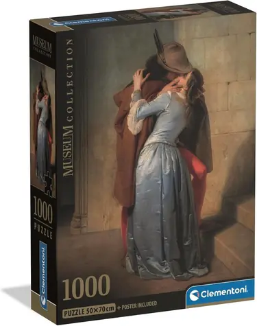 CLEMENTONI Puzzle Museum Collection: Polibek / 1000 dílků / od 14 let
