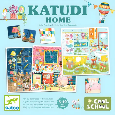 DJECO Postřehová hra Katudi Home / 2-4 hráči
