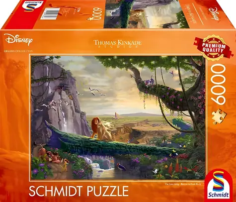 SCHMIDT Puzzle Lví král: Návrat na Lví skálu / 6000 dílků / od 12 let