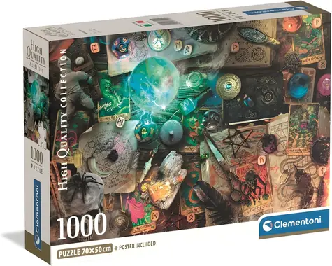 CLEMENTONI Puzzle Maleficium - Okultní artefakty / 1000 dílků / od 14 let