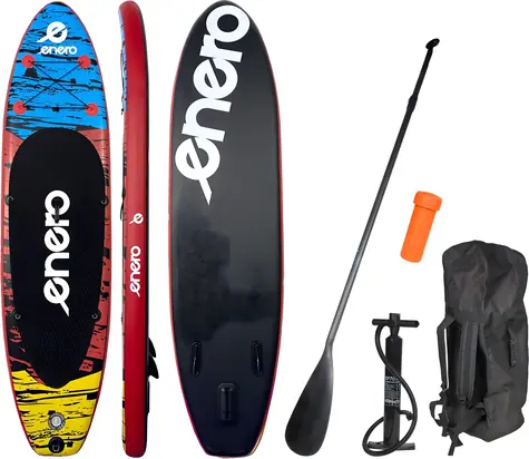 ENERO Paddleboard 300x76x15 cm / Nafukovací / Sada s pádlem / Nosnost 115 kg