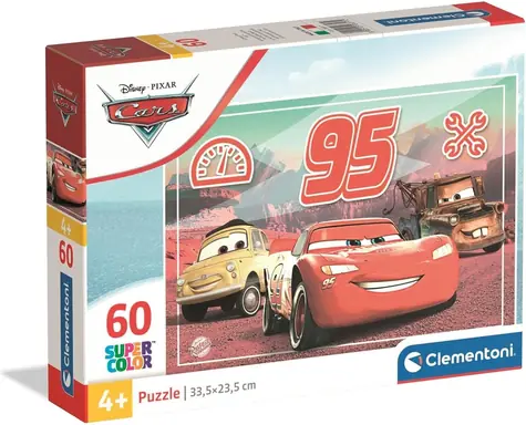 CLEMENTONI Puzzle Auta / 60 dílků / od 4 let